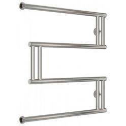 Полотенцесушитель водяной Сунержа High-Tech M+, высота 60 см, ширина 60 см, боковое подключение 60 см, цвет сатин, 071-4050-6060