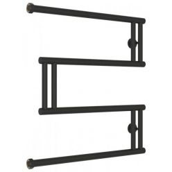 Полотенцесушитель водяной Сунержа High-Tech M+, высота 60 см, ширина 60 см, боковое подключение 60 см, цвет тёмный титан муар, 15-4050-6060