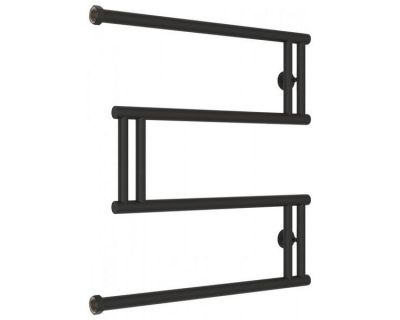 Полотенцесушитель водяной Сунержа High-Tech M+, высота 60 см, ширина 60 см, боковое подключение 60 см, цвет тёмный титан муар, 15-4050-6060