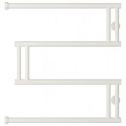 Полотенцесушитель водяной Сунержа High-Tech M+, высота 60 см, ширина 60 см, боковое подключение 60 см, цвет матовый белый, 30-4050-6060