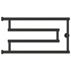 Полотенцесушитель водяной Сунержа High-Tech G+ 15-4051-3265, высота 32 см, ширина 65 см, боковое подключение 32 см, цвет тёмный титан муар