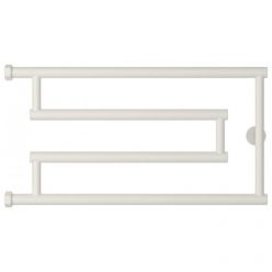 Полотенцесушитель водяной Сунержа High-Tech G+ 30-4051-3265, высота 32 см, ширина 65 см, боковое подключение 32 см, цвет матовый белый