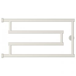 Полотенцесушитель водяной Сунержа High-Tech G+ 12-4051-3265, высота 32 см, ширина 65 см, боковое подключение 32 см, цвет белый