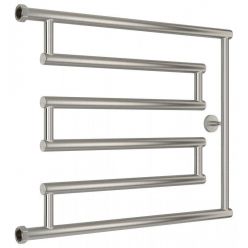 Полотенцесушитель водяной Сунержа High-Tech L+ 071-4052-5065, высота 50 см, ширина 65 см, боковое подключение 50 см, цвет сатин