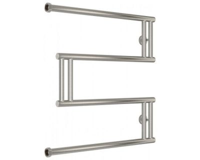 Полотенцесушитель водяной Сунержа High-Tech M 071-0050-6060, высота 60 см, ширина 60 см, боковое подключение 60 см, цвет сатин