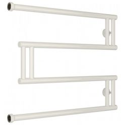 Полотенцесушитель водяной Сунержа High-Tech M 12-0050-5065, высота 50 см, ширина 65 см, боковое подключение 50 см, цвет белый