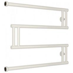 Полотенцесушитель водяной Сунержа High-Tech M 12-0050-5065, высота 50 см, ширина 65 см, боковое подключение 50 см, цвет белый