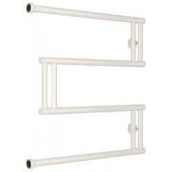 Полотенцесушитель водяной Сунержа High-Tech M 12-0050-6060, высота 60 см, ширина 60 см, боковое подключение 60 см, цвет белый