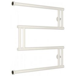 Полотенцесушитель водяной Сунержа High-Tech M 12-0050-6060, высота 60 см, ширина 60 см, боковое подключение 60 см, цвет белый