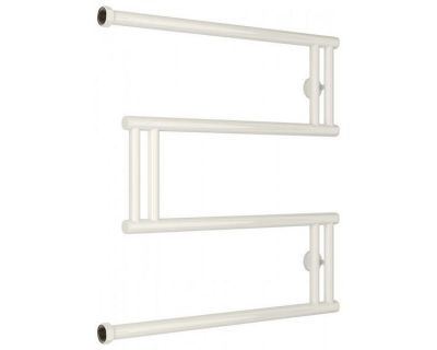 Полотенцесушитель водяной Сунержа High-Tech M 12-0050-6060, высота 60 см, ширина 60 см, боковое подключение 60 см, цвет белый