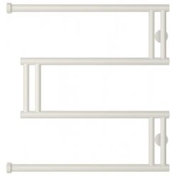 Полотенцесушитель водяной Сунержа High-Tech M 12-0050-6060, высота 60 см, ширина 60 см, боковое подключение 60 см, цвет белый