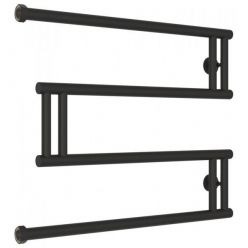 Полотенцесушитель водяной Сунержа High-Tech M 15-0050-5065, высота 50 см, ширина 65 см, боковое подключение 50 см, цвет тёмный титан муар