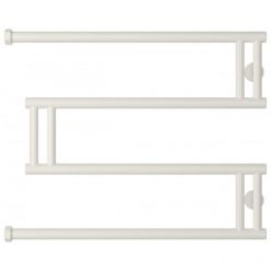 Полотенцесушитель водяной Сунержа High-Tech M 30-0050-5065, высота 50 см, ширина 65 см, боковое подключение 50 см, цвет матовый белый