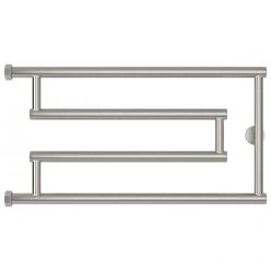 Полотенцесушитель водяной Сунержа High-Tech G 071-0051-3265, высота 30 см, ширина 65 см, боковое подключение 32 см, цвет сатин