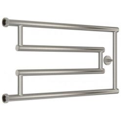 Полотенцесушитель водяной Сунержа High-Tech G 071-0051-3265, высота 30 см, ширина 65 см, боковое подключение 32 см, цвет сатин