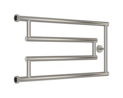 Полотенцесушитель водяной Сунержа High-Tech G 071-0051-3265, высота 30 см, ширина 65 см, боковое подключение 32 см, цвет сатин