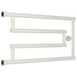 Полотенцесушитель водяной Сунержа High-Tech G 12-0051-3265, высота 30 см, ширина 65 см, боковое подключение 32 см, цвет белый