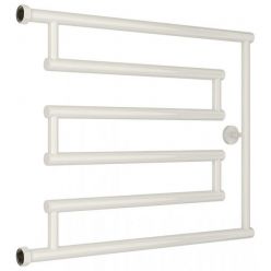 Полотенцесушитель водяной Сунержа High-Tech L 12-0052-5065, высота 50 см, ширина 65 см, боковое подключение 50 см, цвет белый