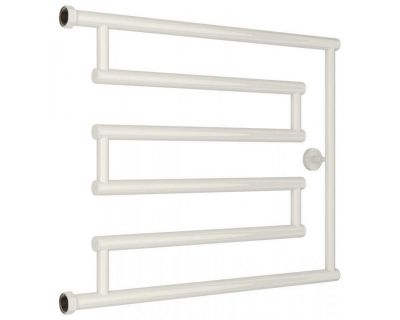 Полотенцесушитель водяной Сунержа High-Tech L 12-0052-5065, высота 50 см, ширина 65 см, боковое подключение 50 см, цвет белый