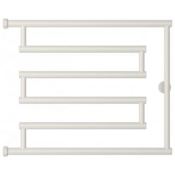Полотенцесушитель водяной Сунержа High-Tech L 12-0052-5065, высота 50 см, ширина 65 см, боковое подключение 50 см, цвет белый