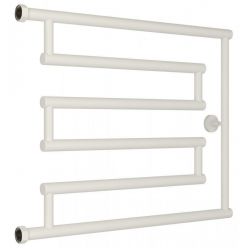 Полотенцесушитель водяной Сунержа High-Tech L 30-0052-5065, высота 50 см, ширина 65 см, боковое подключение 50 см, цвет матовый белый