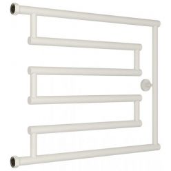 Полотенцесушитель водяной Сунержа High-Tech L 30-0052-5065, высота 50 см, ширина 65 см, боковое подключение 50 см, цвет матовый белый