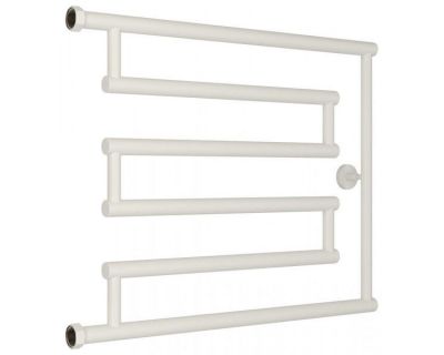 Полотенцесушитель водяной Сунержа High-Tech L 30-0052-5065, высота 50 см, ширина 65 см, боковое подключение 50 см, цвет матовый белый