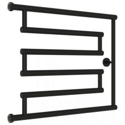 Полотенцесушитель водяной Сунержа High-Tech L 31-0052-5065, высота 50 см, ширина 65 см, боковое подключение 50 см, цвет матовый черный