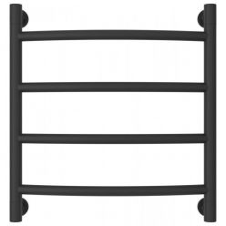 Полотенцесушитель водяной Сунержа Галант+ 15-0200-5050, высота 50 см, ширина 50 см, универсальное подключение, цвет тёмный титан муар