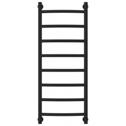 Полотенцесушитель водяной Сунержа Галант+ 31-0200-1040, высота 100 см, ширина 40 см, универсальное подключение, цвет матовый черный