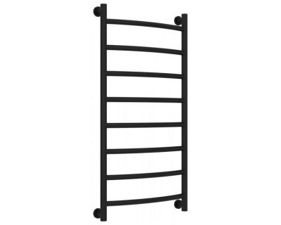 Полотенцесушитель водяной Сунержа Галант+ 31-0200-1050, высота 100 см, ширина 50 см, универсальное подключение, цвет матовый черный