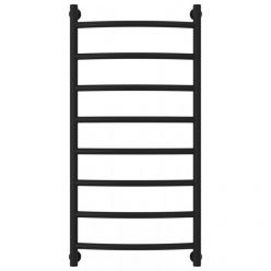 Полотенцесушитель водяной Сунержа Галант+ 31-0200-1050, высота 100 см, ширина 50 см, универсальное подключение, цвет матовый черный