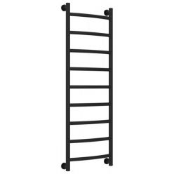 Полотенцесушитель водяной Сунержа Галант+ 31-0200-1240, высота 120 см, ширина 40 см, универсальное подключение, цвет матовый черный