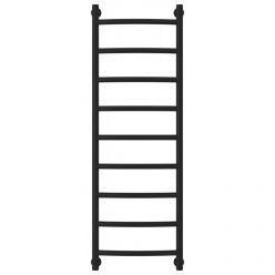 Полотенцесушитель водяной Сунержа Галант+ 31-0200-1240, высота 120 см, ширина 40 см, универсальное подключение, цвет матовый черный