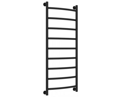 Полотенцесушитель водяной Сунержа Галант+ 31-0200-1250, высота 120 см, ширина 50 см, универсальное подключение, цвет матовый черный