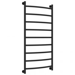 Полотенцесушитель водяной Сунержа Галант+ 31-0200-1260, высота 120 см, ширина 60 см, универсальное подключение, цвет матовый черный
