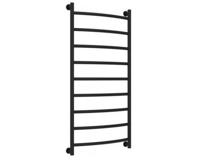 Полотенцесушитель водяной Сунержа Галант+ 31-0200-1260, высота 120 см, ширина 60 см, универсальное подключение, цвет матовый черный