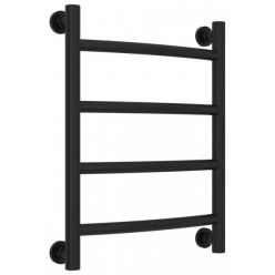 Полотенцесушитель водяной Сунержа Галант+ 31-0200-5040, высота 50 см, ширина 40 см, универсальное подключение, цвет матовый черный