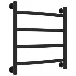 Полотенцесушитель водяной Сунержа Галант+ 31-0200-5050, высота 50 см, ширина 50 см, универсальное подключение, цвет матовый черный