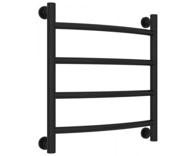 Полотенцесушитель водяной Сунержа Галант+ 31-0200-5050, высота 50 см, ширина 50 см, универсальное подключение, цвет матовый черный