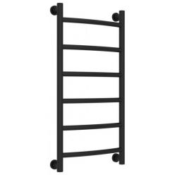 Полотенцесушитель водяной Сунержа Галант+ 31-0200-8040, высота 80 см, ширина 40 см, универсальное подключение, цвет матовый черный
