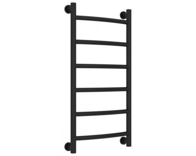 Полотенцесушитель водяной Сунержа Галант+ 31-0200-8040, высота 80 см, ширина 40 см, универсальное подключение, цвет матовый черный