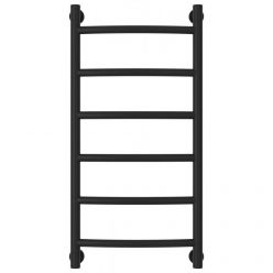 Полотенцесушитель водяной Сунержа Галант+ 31-0200-8040, высота 80 см, ширина 40 см, универсальное подключение, цвет матовый черный