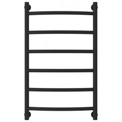 Полотенцесушитель водяной Сунержа Галант+ 31-0200-8050, высота 80 см, ширина 50 см, универсальное подключение, цвет матовый черный