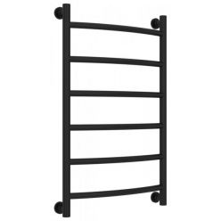 Полотенцесушитель водяной Сунержа Галант+ 31-0200-8050, высота 80 см, ширина 50 см, универсальное подключение, цвет матовый черный