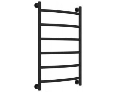Полотенцесушитель водяной Сунержа Галант+ 31-0200-8050, высота 80 см, ширина 50 см, универсальное подключение, цвет матовый черный