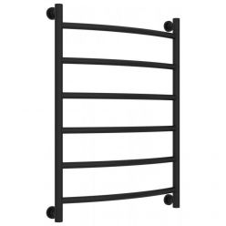 Полотенцесушитель водяной Сунержа Галант+ 31-0200-8060, высота 80 см, ширина 60 см, универсальное подключение, цвет матовый черный
