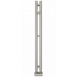 Полотенцесушитель водяной Сунержа Нюанс EU50+ 071-0212-0840, высота 84 см, ширина 5 см, нижнее подключение, цвет сатин