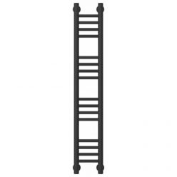 Полотенцесушитель водяной Сунержа Богема+ 15-0220-1015, высота 100 см, ширина 15 см, универсальное подключение, цвет тёмный титан муар