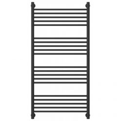 Полотенцесушитель водяной Сунержа Богема+ 15-0220-1260, высота 120 см, ширина 60 см, универсальное подключение, цвет тёмный титан муар